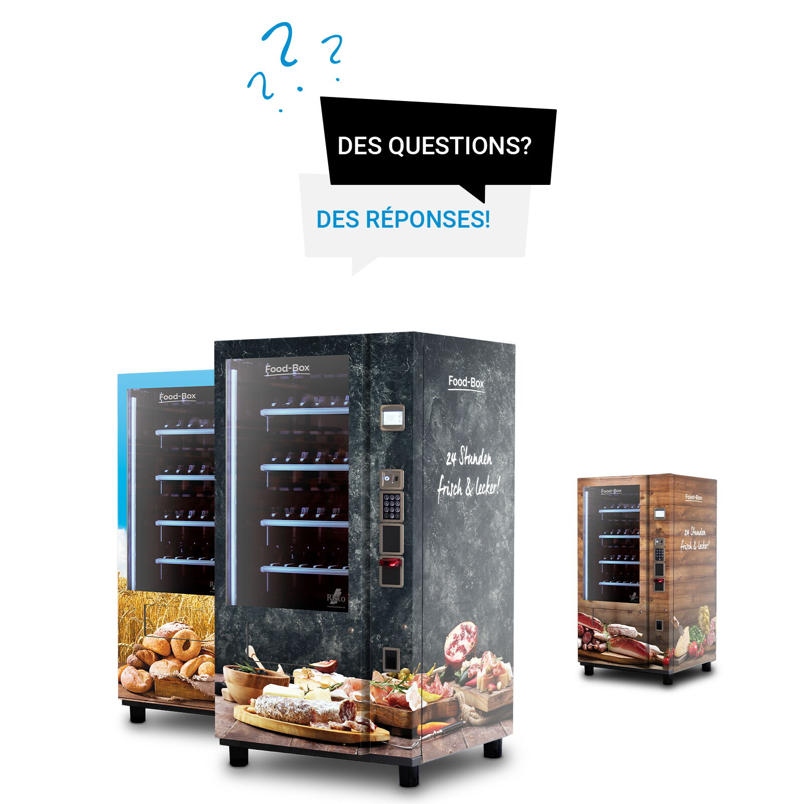 Distributeur automatique de produits alimentaires — questions fréquentes      