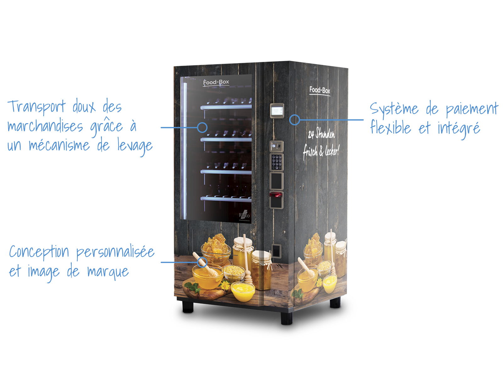 Distributeur automatique de miel — présentation des fonctions      