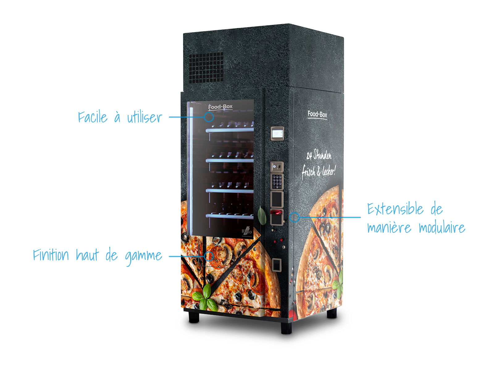 Distributeur automatique de produits surgelés — présentation des fonctions      