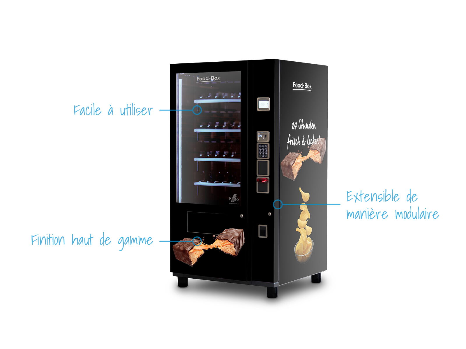 Distributeur automatique de snacks — présentation des fonctions      
