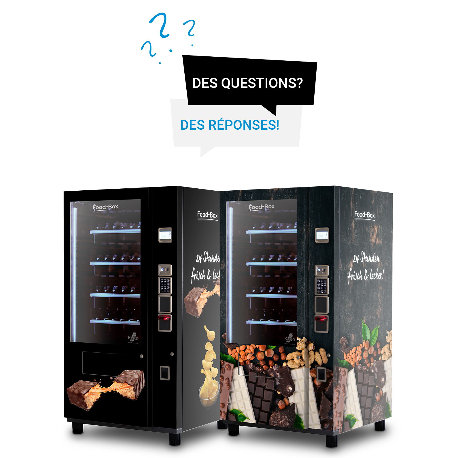 Distributeur automatique de snacks — questions fréquentes      