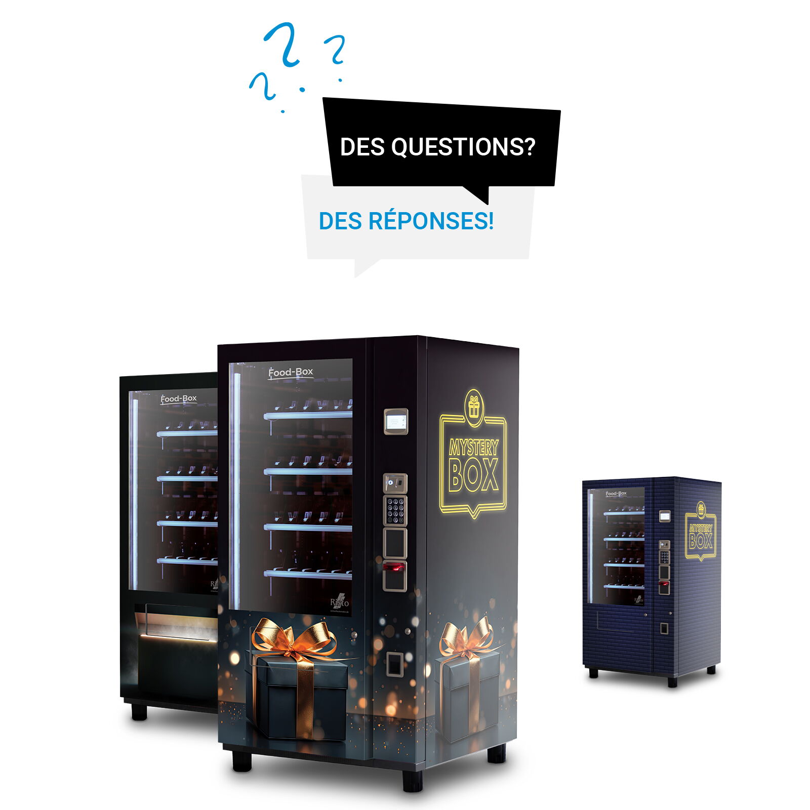 Distributeur automatique box mystère — questions fréquentes      