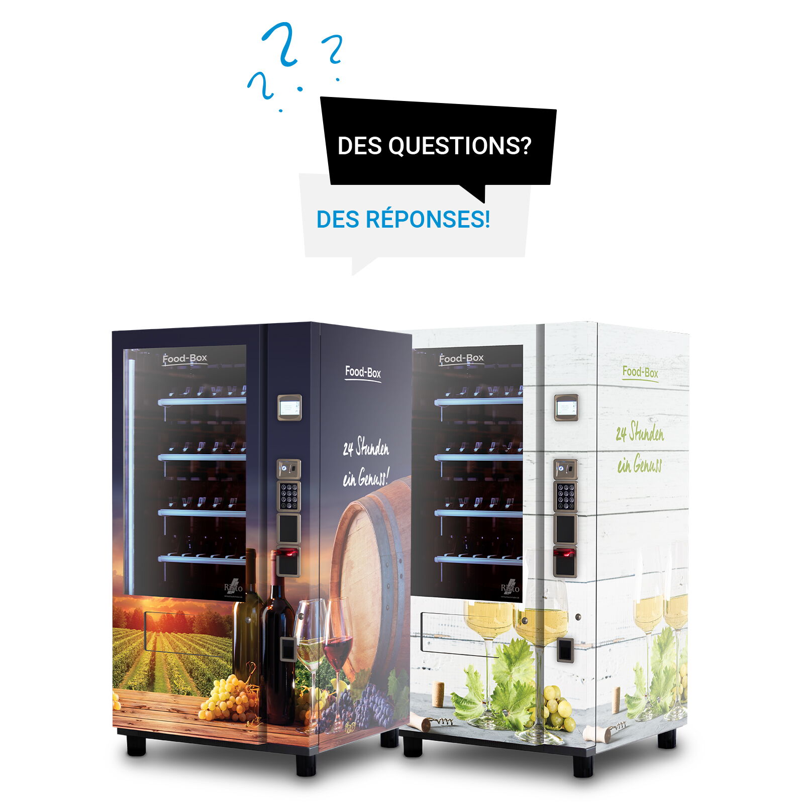 Distributeur automatique de vin — questions fréquentes      