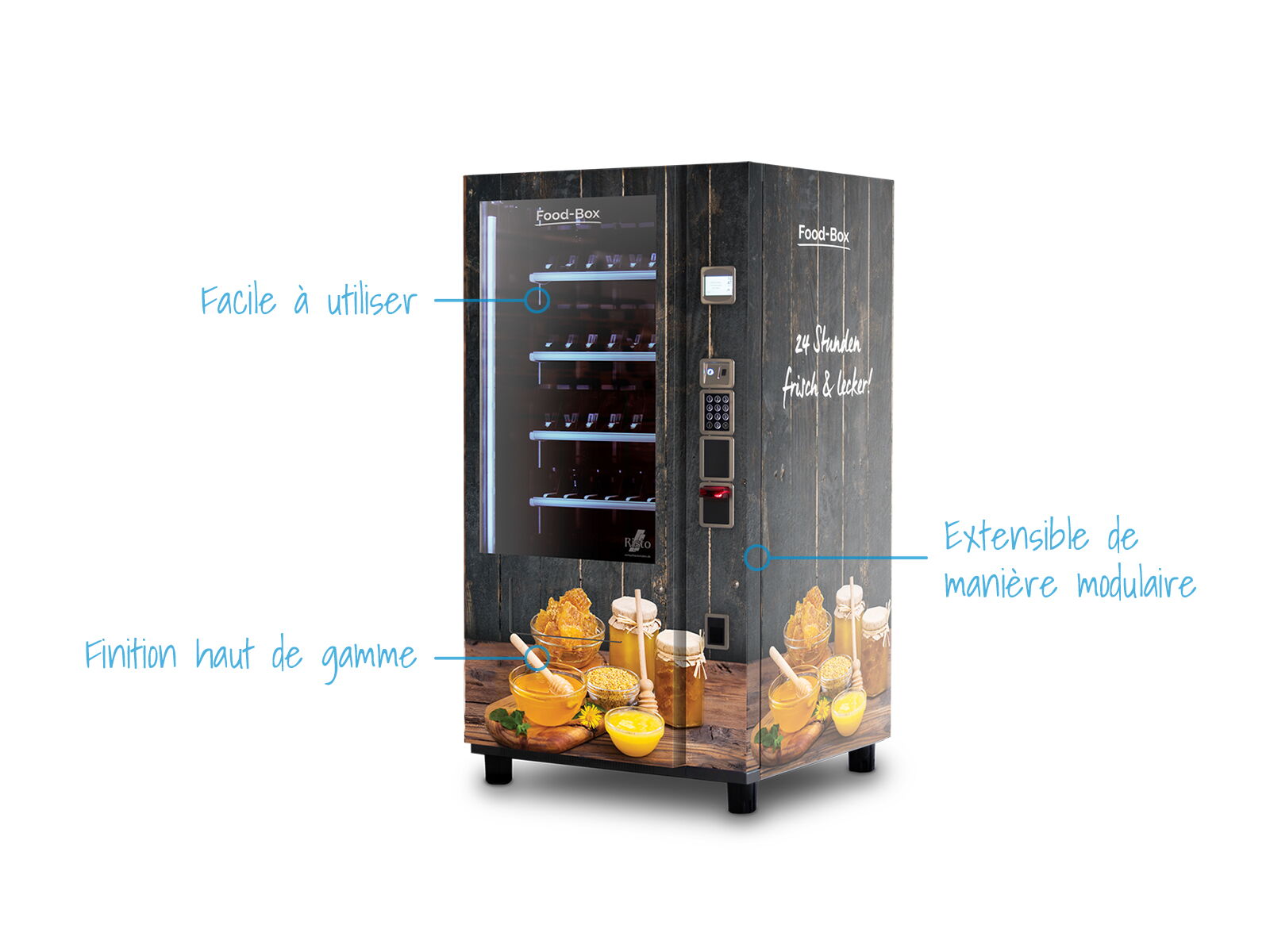 Distributeur automatique de miel — présentation des fonctions      