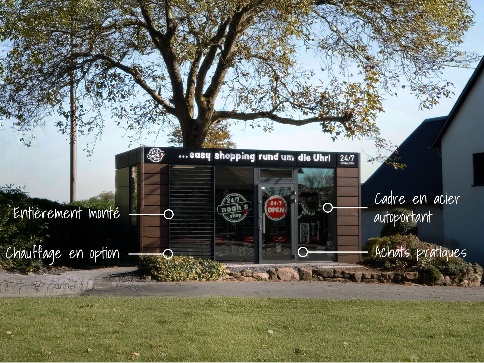 Conteneur boutique de ferme Risto Vending GmbH