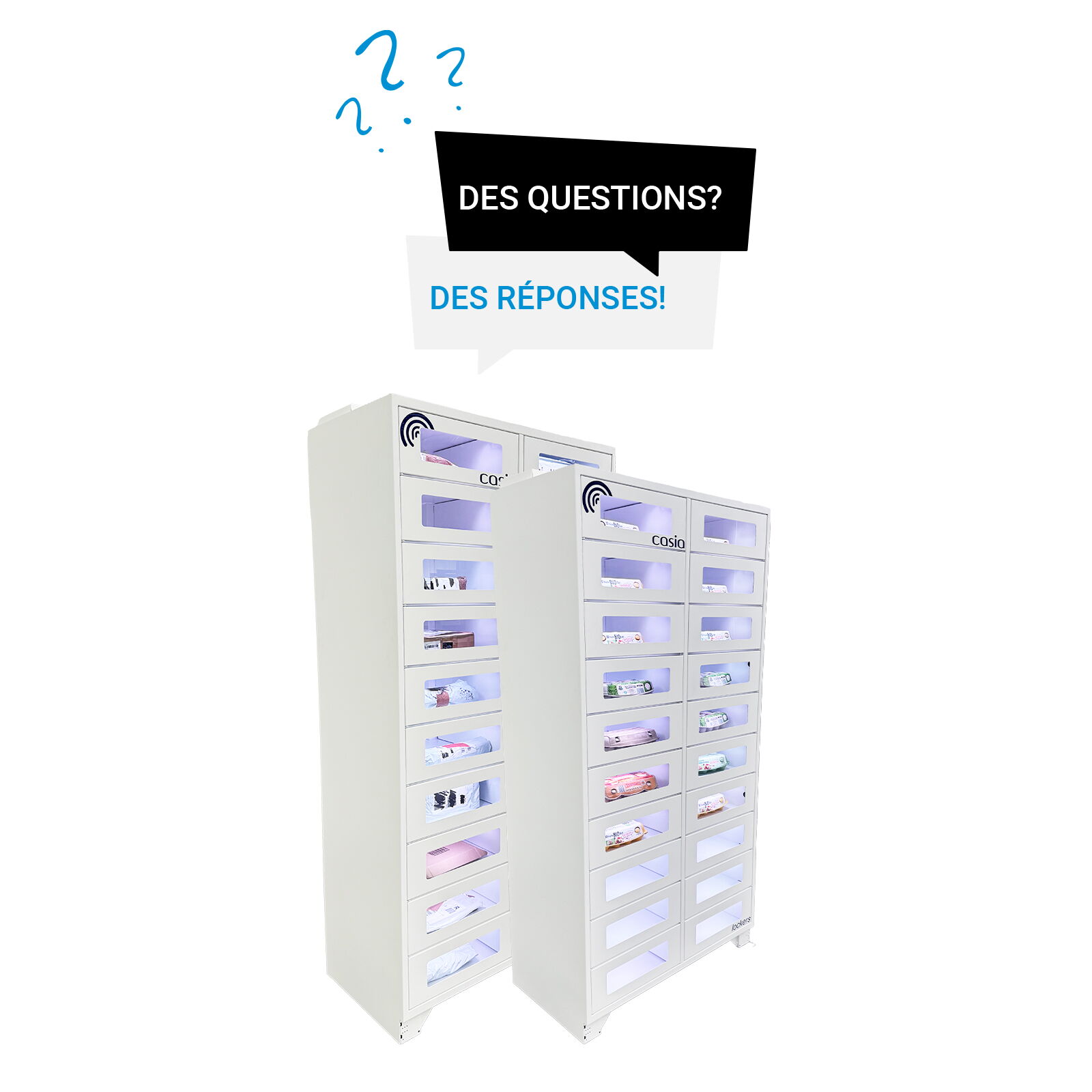 Distributeur automatique à compartiments — questions fréquentes      