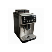 Distributeur de café au design neutre avec panneau de commande      